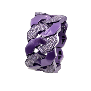 Fancy Purple Sapphire SoHo Bangle Bracelet By Sabbadini Retail 27,000