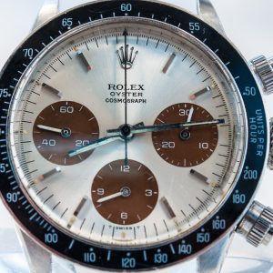 MK Personal Collection Rare Rolex Steel Brown Dial Cosmograph Wristwatch Ref 6263 Circa 1969