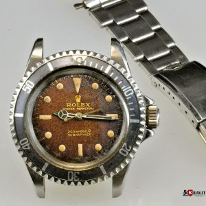MK Personal Collection Rare Tropical Rolex Submariner Ref 5513 Wristwatch Circa 1965
