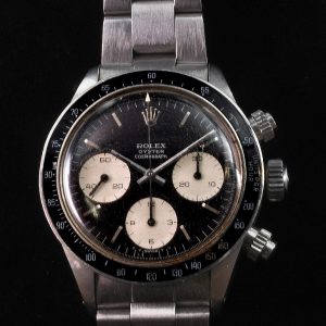 MK Personal Collection Rolex Oyster Cosmograph Daytona Sigma Dial Wristwatch Ref 6263 Peruvian Air Force