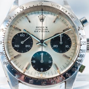 MK Personal Collection Rolex Jumbo Daytona Oyster Chronograph Wristwatch Ref 6239 Circa 1968.