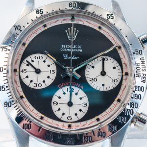 MK Personal Collection Ultra Rare Rolex Daytona Cartier Paul Newman Wristwatch Ref 6239 Circa 1966