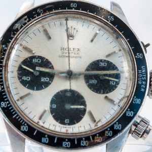 MK Personal Collection Super Rare Rolex Steel Cosmograph Ref 6263 "Fuerza Aerea del Peru" Wristwatch