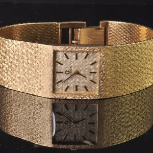 MK Personal Collection Men's 14k Yellow Gold Omega Wristwatch Cal 625 Circa 1960's