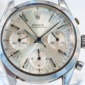 MK Personal Collection Very Rare Peruvian Air Force Rolex Oyster Chronograph Ref 6238 Circa 1966