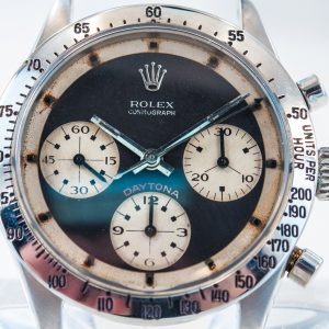 MK Personal Collection Rare Rolex Paul Newman "Silver Surfer" Daytona Wristwatch Ref 6239 Circa 1967.