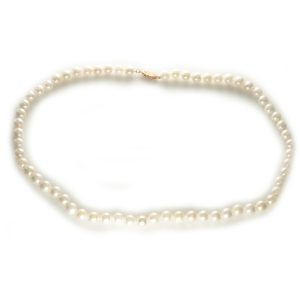Single Strand Cultured Pearl Necklace