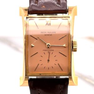 MK Personal Collection Rare Pink Gold Patek Philippe "Eiffel Tower" Ref 2441, Wristwatch Circa 1948