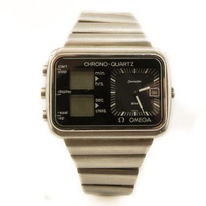 MK Personal Collection Men's Steel Omega Seamaster Chrono-Quartz Wristwatch 32 KHz, Ref. ST 196.0052