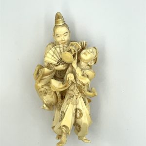 Japanese Ivory Okimono Grouping Meiji Period (1869 - 1912)
