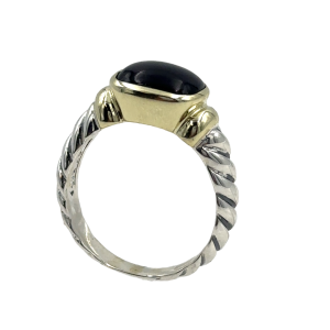 David Yurman Noblesse Onyx Cocktail Ring
